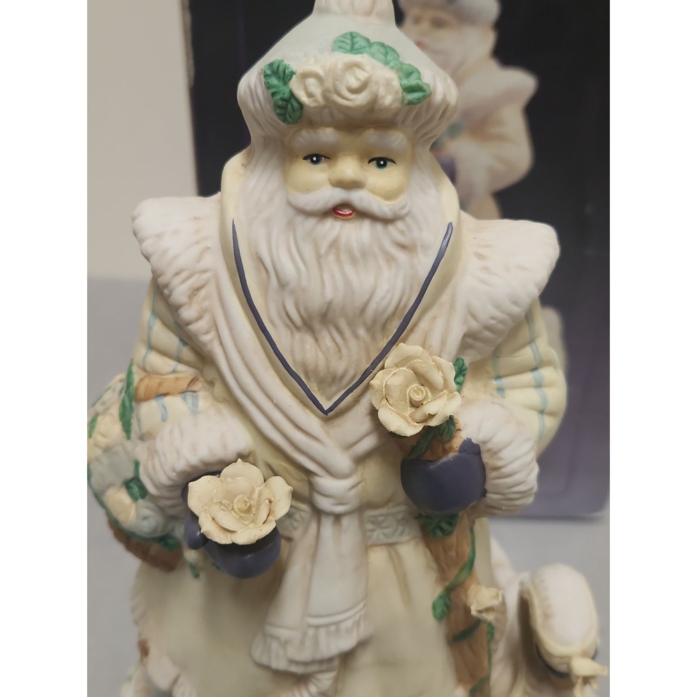 Victorian Porcelain Santa Music Box 1994 Works - Picture 3 of 16
